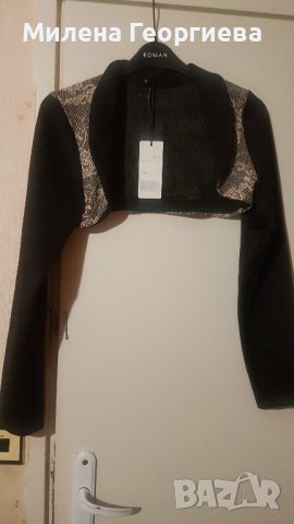 Стилна рокля с жакет - К/кт,р-р С + подарък, снимка 3 - Рокли - 36957262