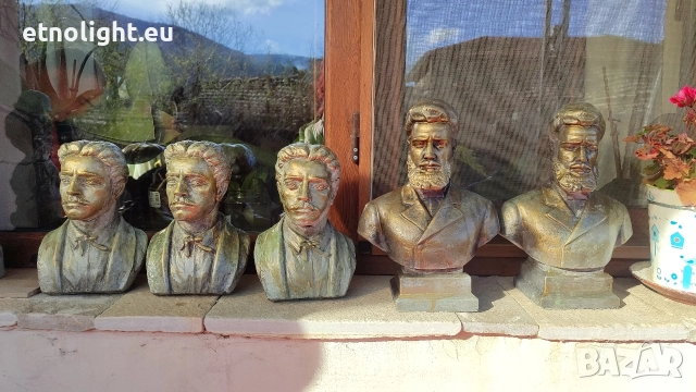 Бюстове на Христо Ботев и Васил Левски изработени от майстор от бетон , снимка 11 - Статуетки - 52747652