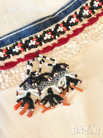 Уникален Хърцойски Женски Накит за Глава Прочелник със Сребърни Монети  19 век, снимка 5 - Антикварни и старинни предмети - 47520049