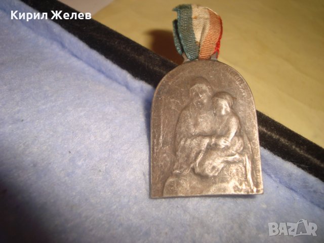 GUERRE 1914 1915 1916 СТО Год. СРЕБЪРЕН или ПОСРЕБРЕН ПАМЕТЕН ЗНАК ПЪРВА СВЕТОВНА ВОЙНА ФРАНЦИЯ 8737, снимка 6 - Антикварни и старинни предмети - 36982916