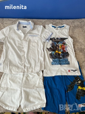 Детски летен лот за 6-7г. момче, снимка 4 - Детски тениски и потници - 49391781