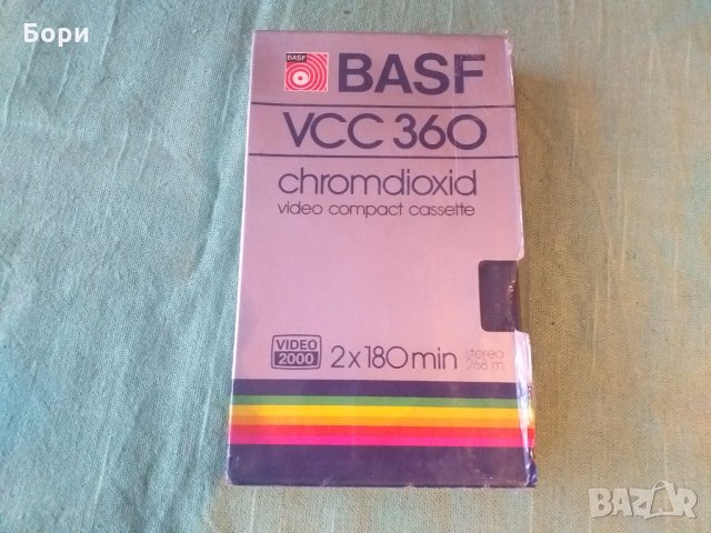 BASF VIDEO 2000  BASF VCC 360 Видеокасета, снимка 1 - Плейъри, домашно кино, прожектори - 31428907