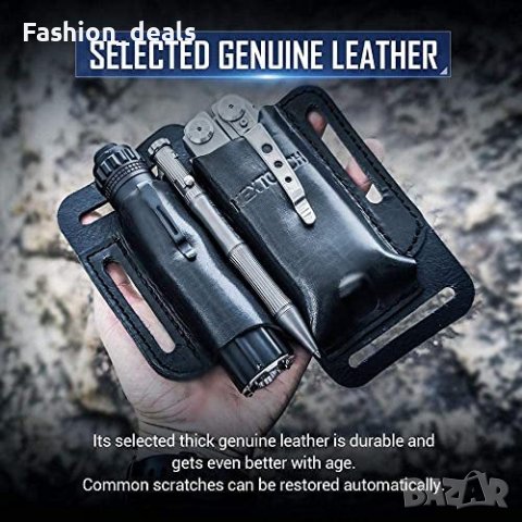 Нова кожена обвивка за инструменти Мъжки организатор Калъфче съхранение, снимка 6 - Други инструменти - 40298963