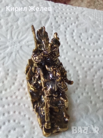 Бронзова фигурка на Гуан ди 52494, снимка 8 - Антикварни и старинни предмети - 52730545