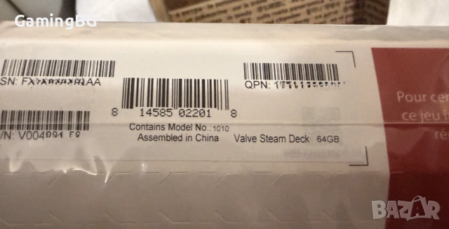 чисто нов Steam Deck 64 Gb, снимка 2 - Други игри и конзоли - 53904798