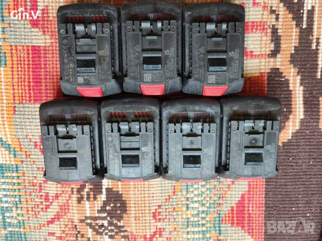 Батерия Bosch 18V 5Ah Amp Share няколко налични 48€/бр, снимка 3 - Други инструменти - 56153130