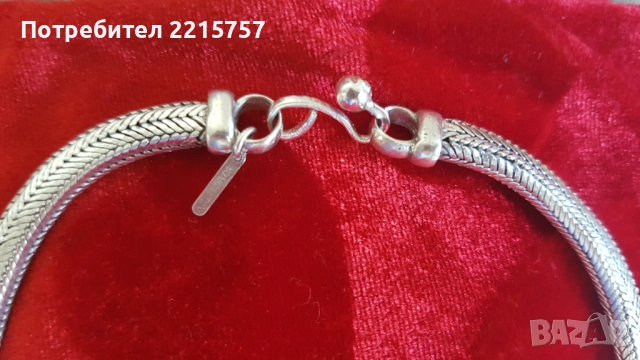 СРЕБЪРНИ гривни,синджири., снимка 8 - Колиета, медальони, синджири - 24616894