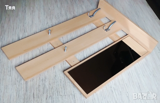 Портманто/закачалка с огледало за коридор, снимка 2 - Огледала - 52670421