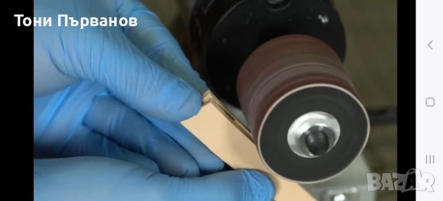 Полираща машина за кожа edge burnisher leather, снимка 5 - Други машини и части - 51394368