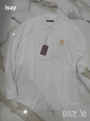 Мъжка риза ЛОРО ПИАНА 2ХЛ последен размер, снимка 4 - Ризи - 53918914