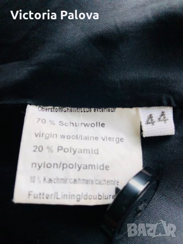 Много скъпо черно палто BAUER POUR FEMME Германия, снимка 6 - Палта, манта - 30336968