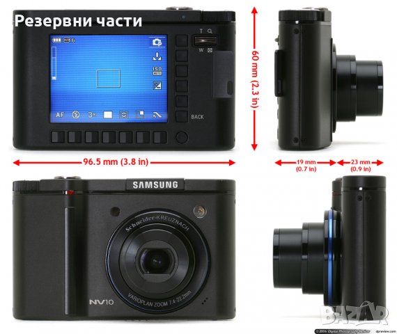 Фотоапарат Samsung NV10, снимка 2 - Фотоапарати - 39963534