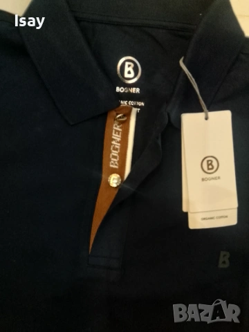 Мъжка тениска БОГНЕР 3ХЛ последен размер в тъмно син цвят , снимка 8 - Тениски - 52206855