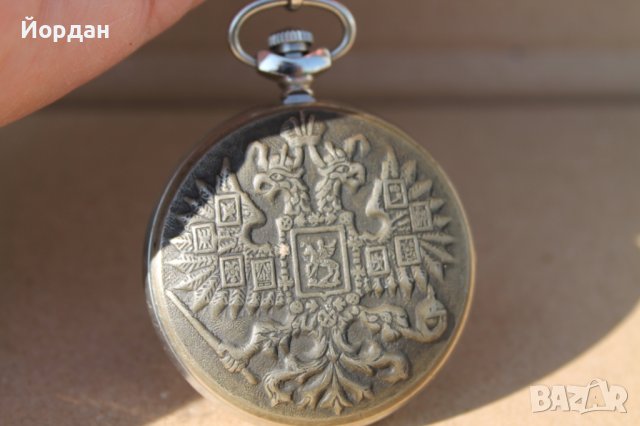 СССР джобен часовник ''Молния'' 1996 г. /300 години Руски флот/, снимка 4 - Антикварни и старинни предмети - 40877063