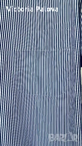 Луксозна скъпа риза VAN LAACK тънко райе, снимка 10 - Ризи - 49745987