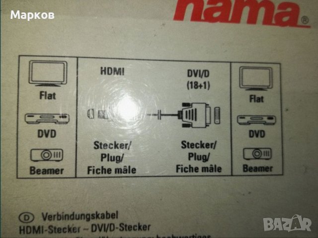 PC / Компютърни Кабели HAMA, снимка 5 - Друга електроника - 37244281