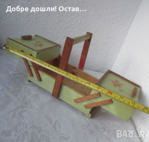 Кутии: кутия кръгла дърво и сгъваема зелена кутия  - акордеон с чекмеджета, снимка 15 - Други - 31812531