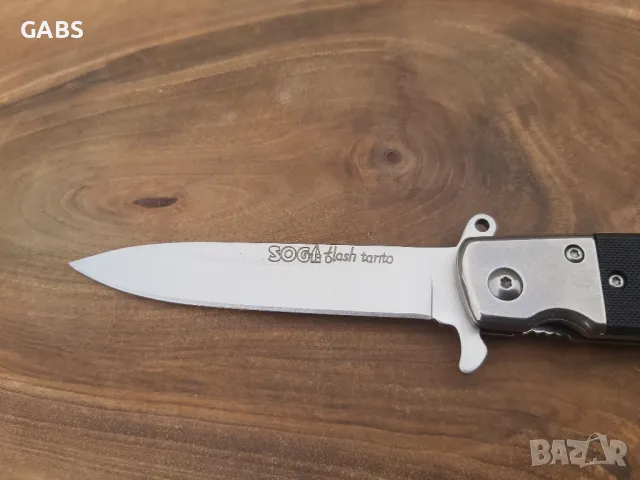 Сгъваем нож SOG Flash tanto,Flipper, снимка 8 - Ножове - 49507855