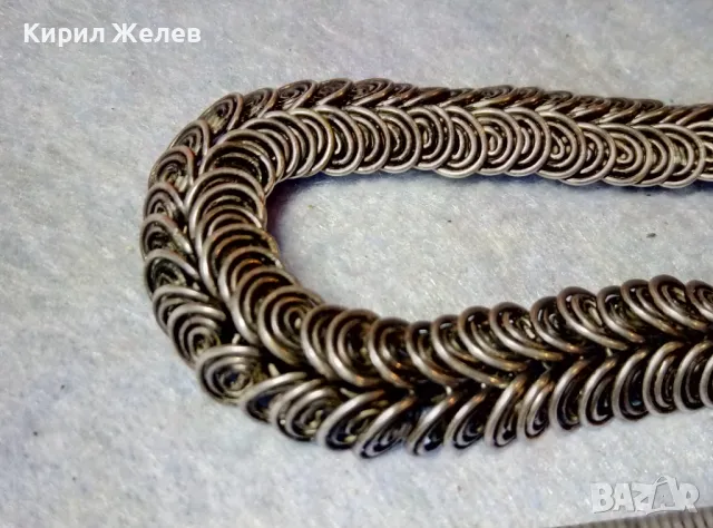 ВЪЗРОЖДЕНСКА СРЕБЪРНА ГРИВНА УНИКАТ - Миниатюра На СРЕБЪРНИ ПАФТИ с КОЛАН ВИСОКА ПРОБА СРЕБРО 48794, снимка 6 - Антикварни и старинни предмети - 48485697