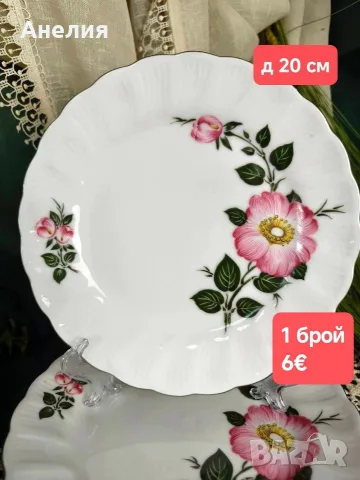 Winterling Bavaria Wild rose Дива роза за хранене , снимка 10 - Чинии - 56140908
