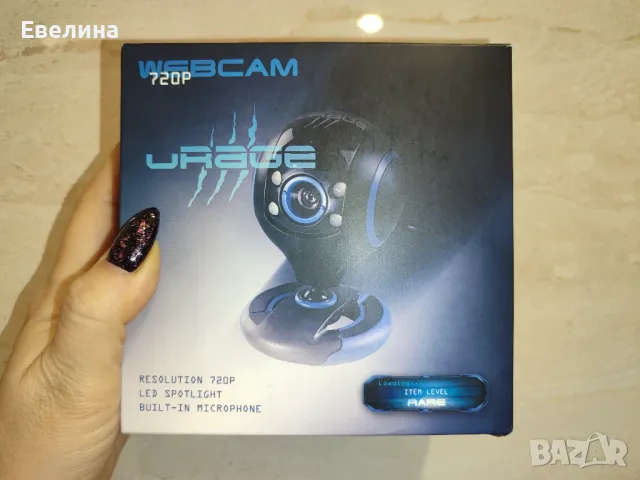 Нова, в кутията Уеб камера Hama - urage HD Essential, снимка 2 - Камери - 48937111