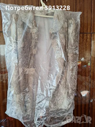 Кожено палто заешка кожа., снимка 1