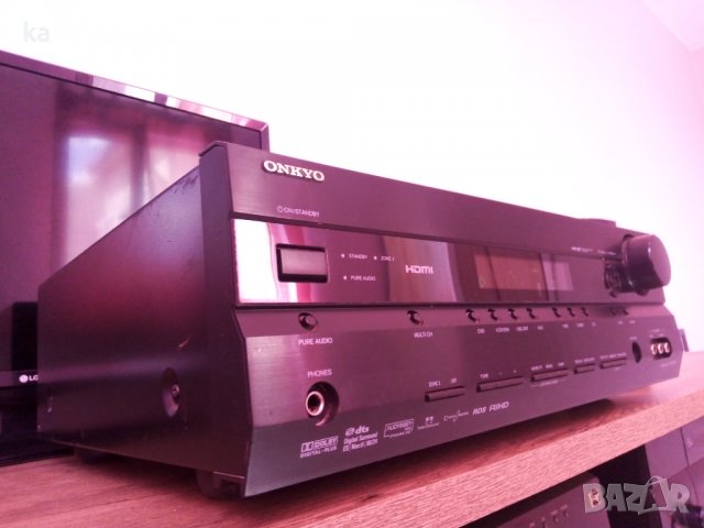 900watts Onkyo TX-SR576 мощен ресивър с дистанционно +SUB OUT
