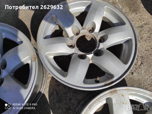Джанти 5x139.6 r15, снимка 2 - Гуми и джанти - 38177725