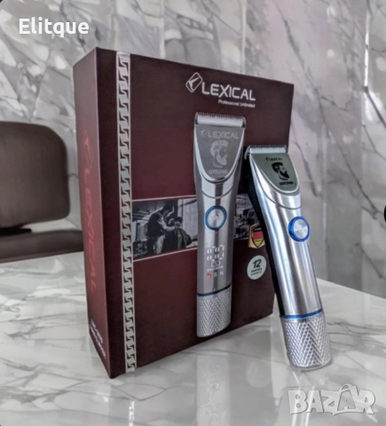 Акумулаторна машина Lexical LHC-5670 за коса и брада, 5W, 2200mAh, LCD дисплей
