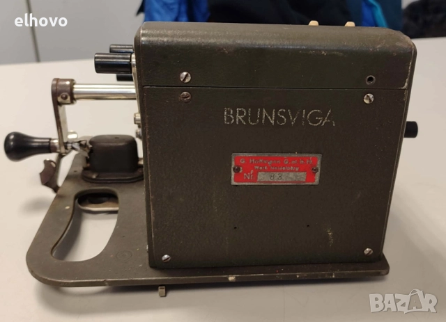 Стара сметачна машина Brunsviga, снимка 6 - Антикварни и старинни предмети - 52549487