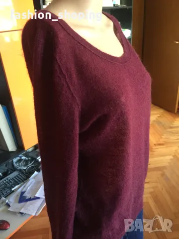 Пуловер Marco Polo (мохер и вълна), размер L, снимка 4 - Блузи с дълъг ръкав и пуловери - 48138526