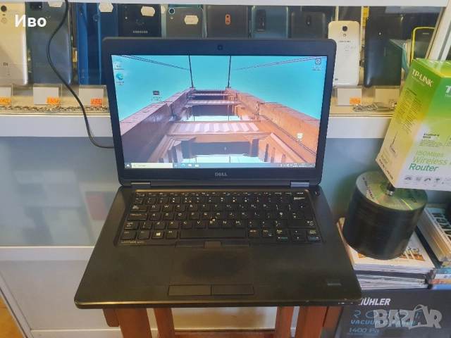 💻 14" лаптоп Dell Latitude E5450 RAM - 8GB, HDD - 500GB с Windows 10 Pro на български език. Към нег