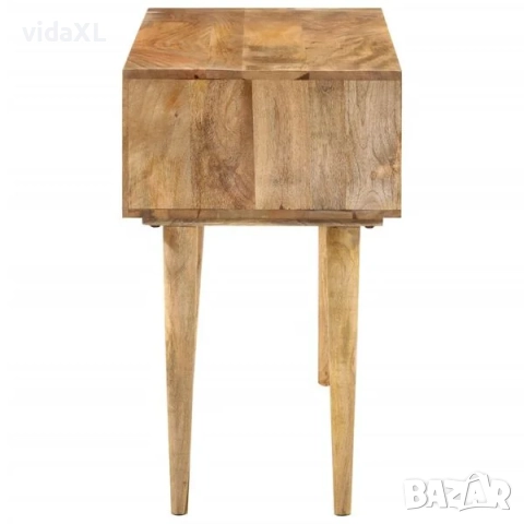 vidaXL Бюро с чекмеджета 110x47x76 см мангово дърво масив(SKU:351593), снимка 2 - Бюра - 52925575