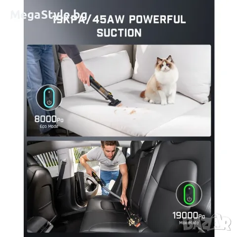 Прахосмукачка за кола Fanttik Slim V8 APEX RobustClean® , снимка 2 - Прахосмукачки - 55940667
