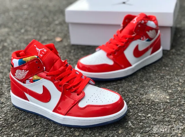  Nike Air Jordan 1 Mid SE 'Barcelona Sweater' номер 42  оригинални  маратонки 