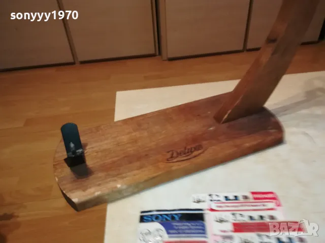 ДЪРВЕНА СТОЙКА-ПОСТАВКА ЗА ШИШОВЕ ИЛИ ДРУГО 50СМ 2901250734, снимка 13 - Антикварни и старинни предмети - 48873240