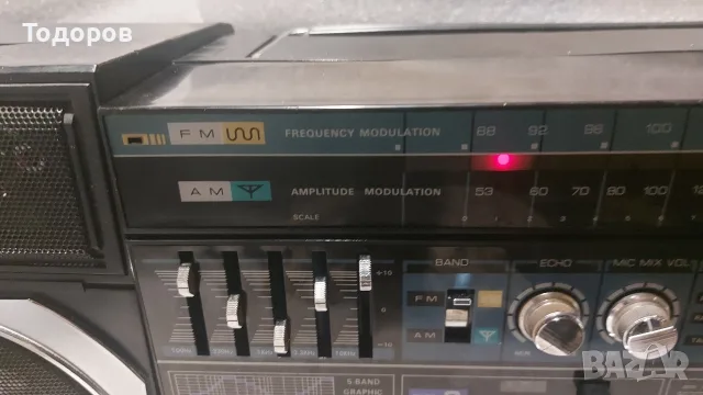 Sanwa 701 Stereo Radio Cassette Recorder , снимка 5 - Радиокасетофони, транзистори - 56046627