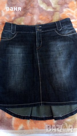 Черна дънкова пола