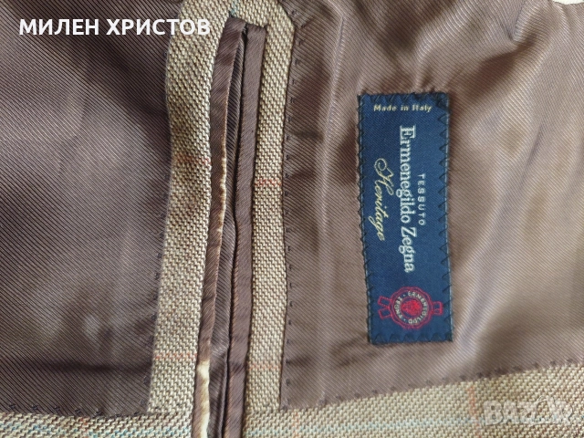 Ermenegildo Zegna Made in Italy 100% вълна-размер L(52R), снимка 4 - Сака - 52920587