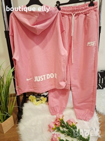 дамски комплект от 2 части nike в бяло и розово,, снимка 5 - Комплекти - 51543480
