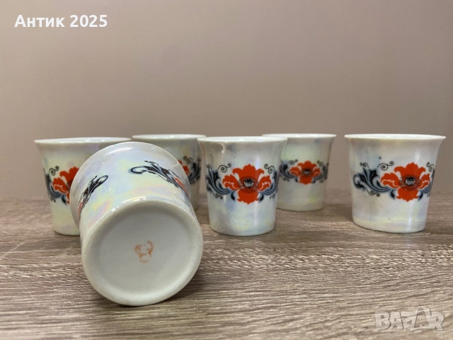 Чашки „Нижегородски сувенир“, 6 броя, снимка 3 - Антикварни и старинни предмети - 52493248
