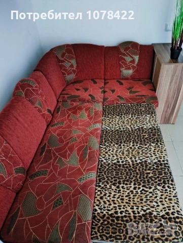 Продавам мек разтегателен ъглов диван., снимка 2 - Дивани и мека мебел - 52849527