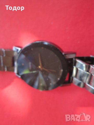 Кварцов часовник с кристално стъкло, снимка 6 - Мъжки - 30938137