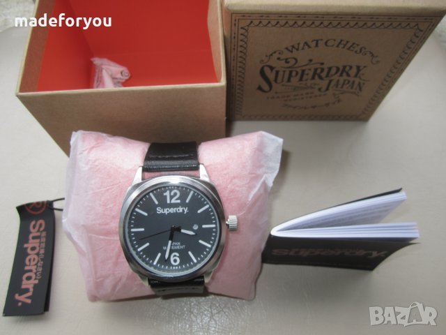 Часовник Superdry Japan НОВ - оригинален мъжки часовник супердрай с гаранция и кутия !!!, снимка 6 - Мъжки - 30175221