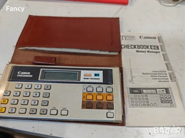 Калкулатор Canon Checkbook , снимка 2 - Колекции - 52248312