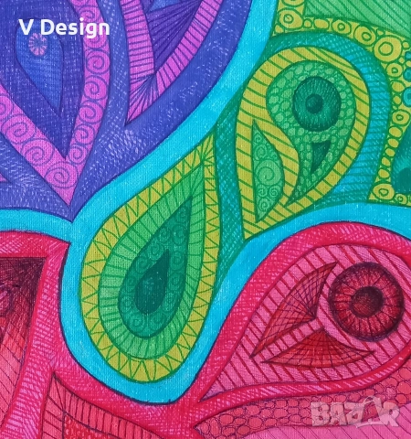 Абстрактна Картина "Сълзици" - пано