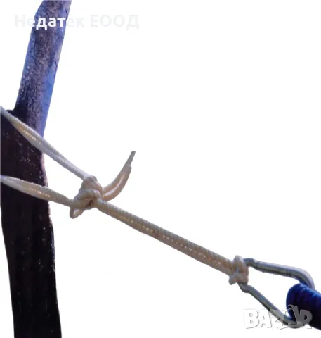 Фиксиращи въжета за хамаци и висящи люлки, 3 м., снимка 2 - Градински мебели, декорация  - 50384764