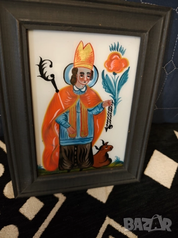 Картина икона найвизъм върху стъкло , снимка 4 - Картини - 51738170