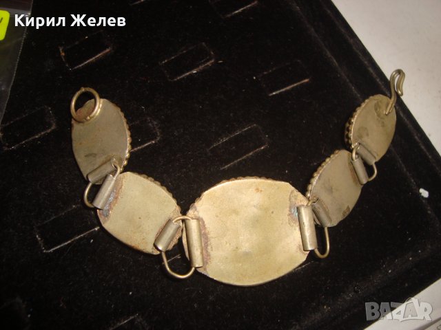 МАЛАХИТЕНА САЧАНЕНА СТАРИННА ОСМАНСКА ГРИВНА РЪЧНА МАЙСТОРСКА РАБОТА НАКИТ за НОСИЯ 4974, снимка 10 - Антикварни и старинни предмети - 30691399