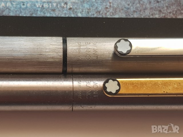 Комплект стари химикалки Montblanc с оригинална кутия, снимка 5 - Колекции - 34237870